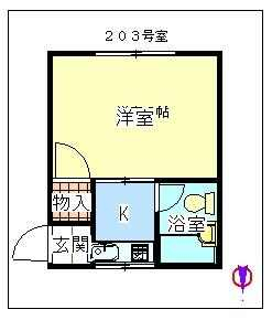 松山市竹原町のアパートの画像