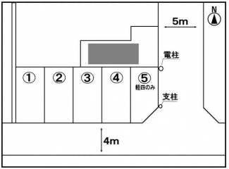 普通車の区画を募集しています♪閑静な住宅街です。駐車場前面道
