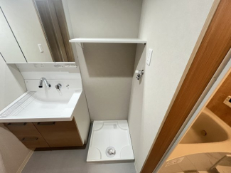 洗濯機置場です