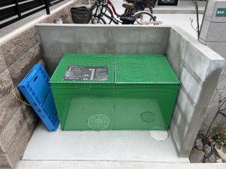 ごみステーションです