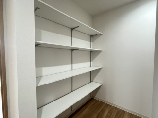 大きなスペースがあり、収納には困りません