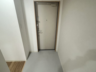 落ち着いた玄関です