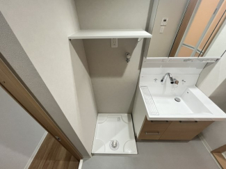 洗濯機置場です