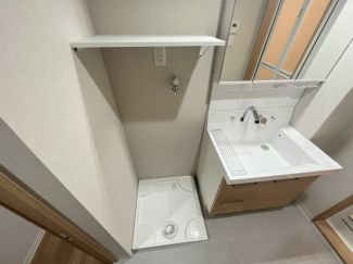 洗濯機置場です