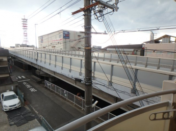 バルコニーからの景色です