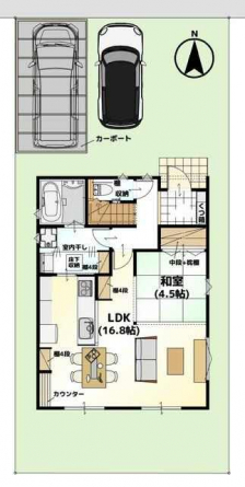 松山市土居田町の新築一戸建ての画像