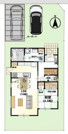 松山市土居田町の新築一戸建ての画像