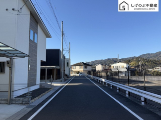 前面道路です。