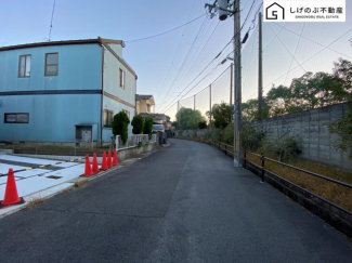 前面道路です。