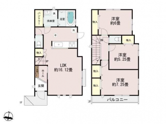 Ｂ号棟間取り図