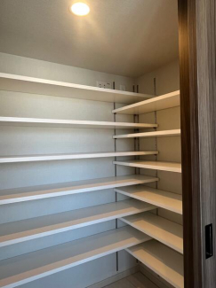 大容量シューズクローゼットで玄関周りもすっきり。玄関を美しく