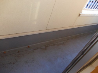 陽当たり良好なバルコニーです