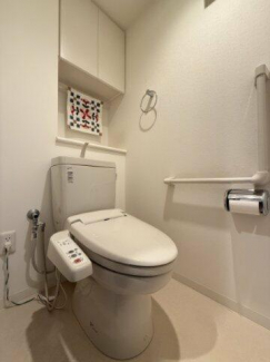 清潔感のあるトイレ空間