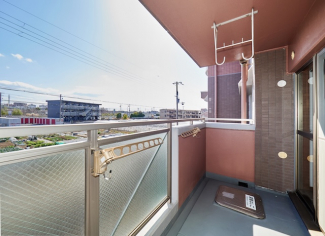 リビングの南面バルコニー