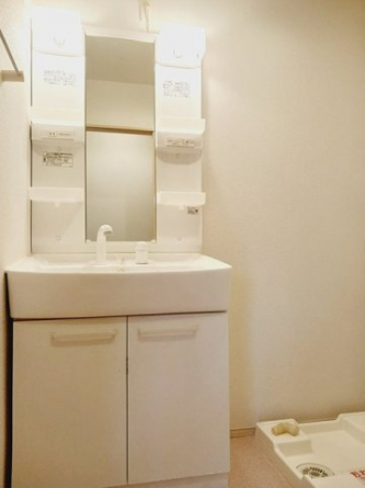 コンパクトで使いやすい洗面所