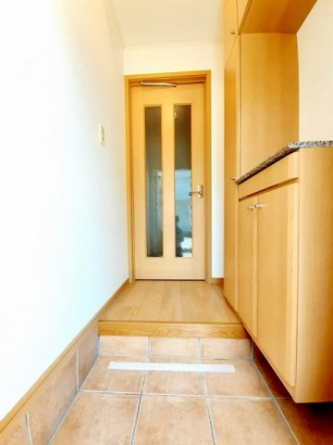 毎日通る玄関はこちらです