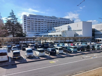 愛媛大学医学部付属病院様まで1100m