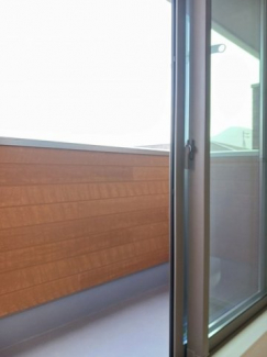 陽当たり良好なバルコニーです