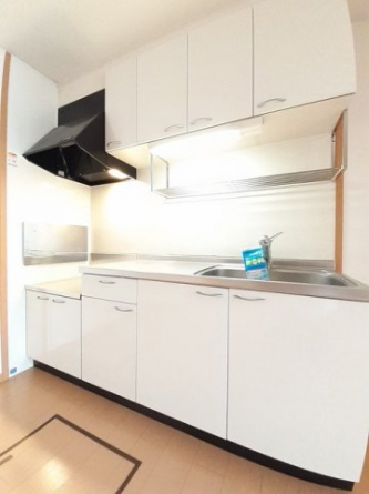 コンパクトなキッチンで掃除もラクラク