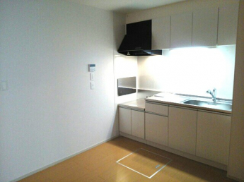 コンパクトなキッチンで掃除もラクラク