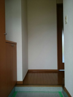 明るい玄関です