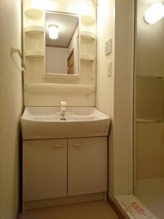 忙しい朝には欠かせない洗面所です