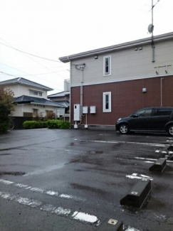 駐車場に車を止められます