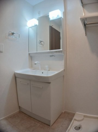 忙しい朝には欠かせない洗面所です