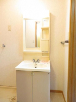 明るい洗面所です