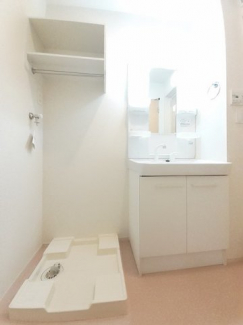 忙しい朝には欠かせない洗面所です