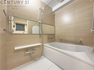 ユニットバスは省スペースでありながら、シンプルな設計と使いやすさを備え、簡便なメンテナンスが可能です。またミラー・小物置き場もあり便利です。