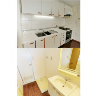 明るい色調の室内です