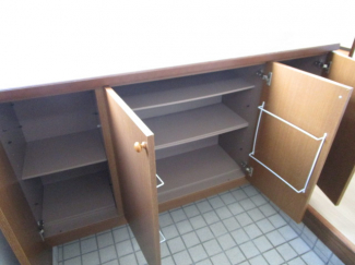 大きなスペースがあり、収納には困りません