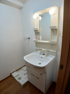 忙しい朝には欠かせない洗面所です