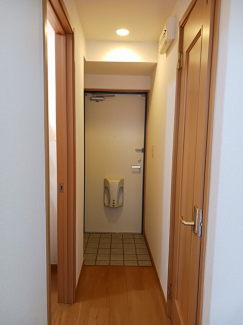 落ち着いた玄関です