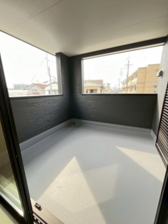 インナーバルコニーの為、お洗濯も安心♪