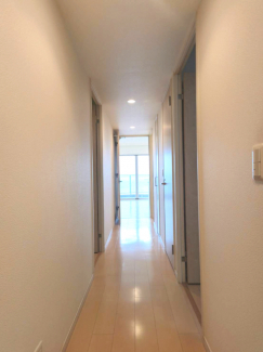 すっきりした通路