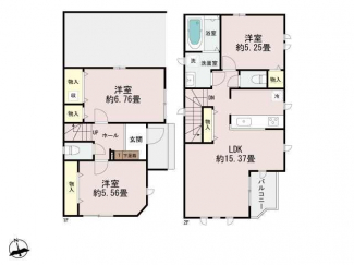 Ａ号棟間取り図