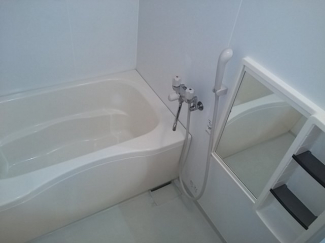 湯船にも付かれるお風呂です