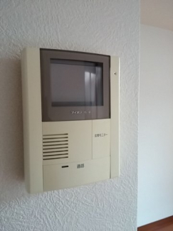 モニター付きインターホンです！