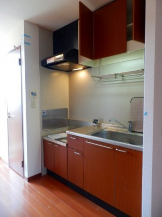 幅の有るキッチンです