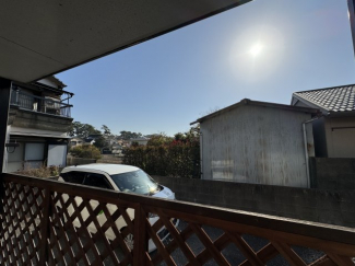 バルコニーからの景色です