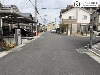 前面道路です。