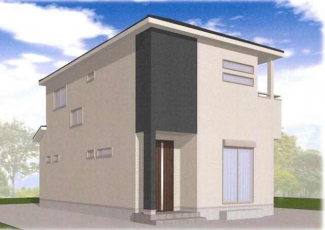 （Ｆ号棟）完成予想図　東側