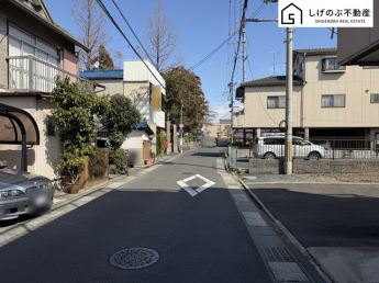 前面道路の写真です。