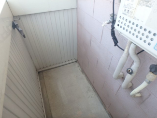 お洗濯が快適なバルコニー