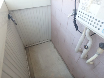 お洗濯が快適なバルコニー