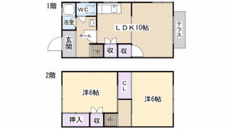 和室３室をリビングと洋室へ変更しています
