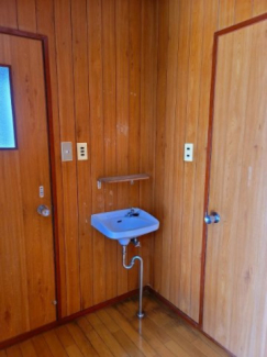 レトロな洗面台です