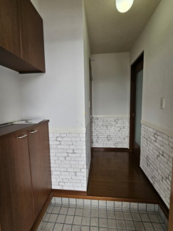 シューズボックス付きの玄関です